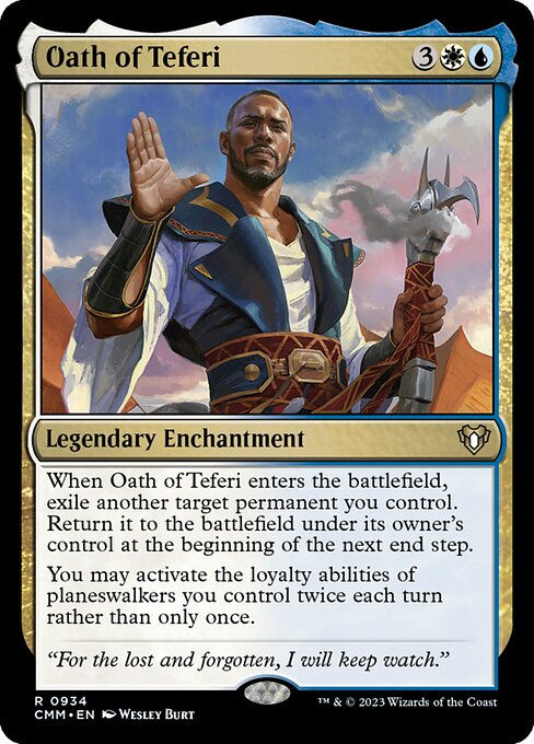 Oath of Teferi (cmm) (Commander Deck)