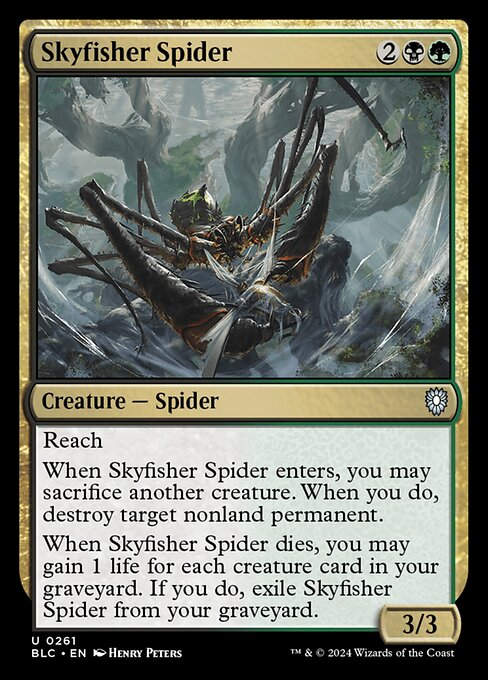 Skyfisher Spider (blc) (261)