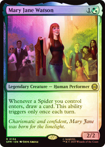 Mary Jane Watson (SPM) (134) / Foil