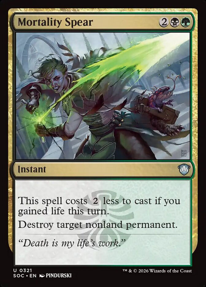 Mortality Spear (SOC) (321)
