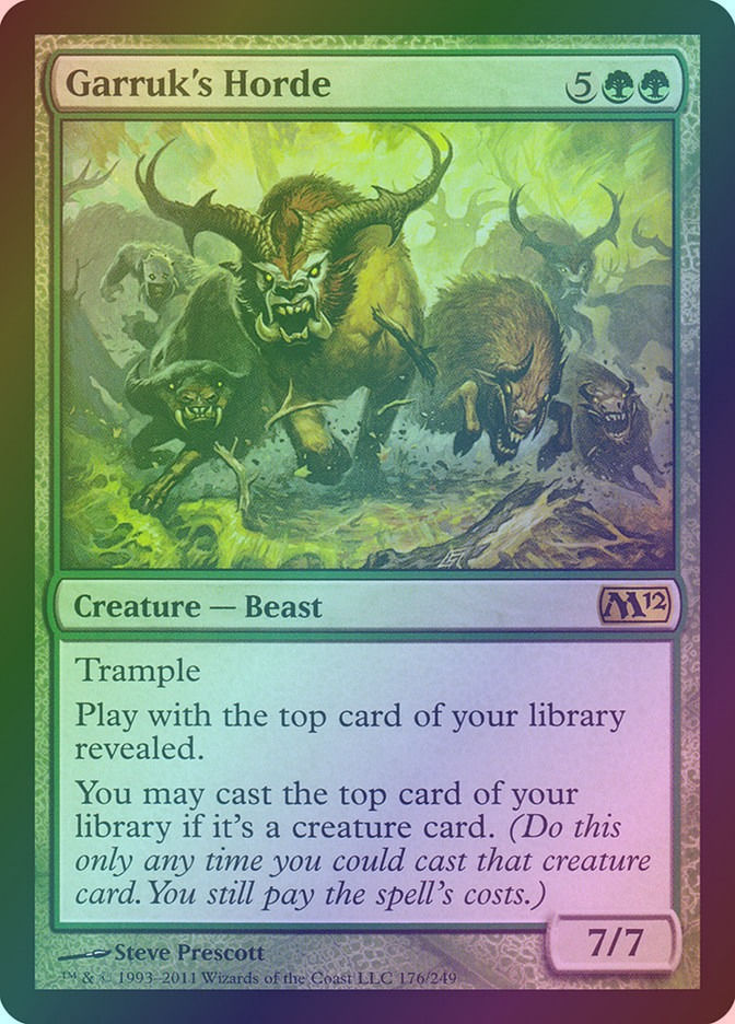 Garruk's Horde (M12) (176) / Foil