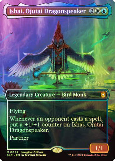 Ishai, Ojutai Dragonspeaker (blc) (89) / Borderless Foil