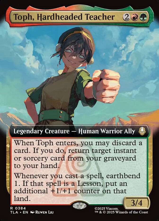 Toph, Hardheaded Teacher (TLA) (384) / Extended Art