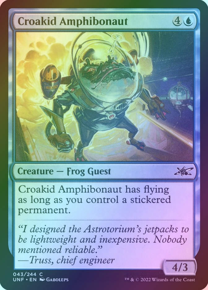 Croakid Amphibonaut (UNF) (43) / Foil