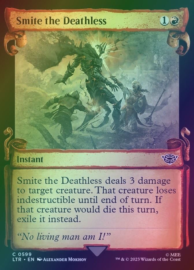 Smite the Deathless (LTR) (599) / Showcase / Foil