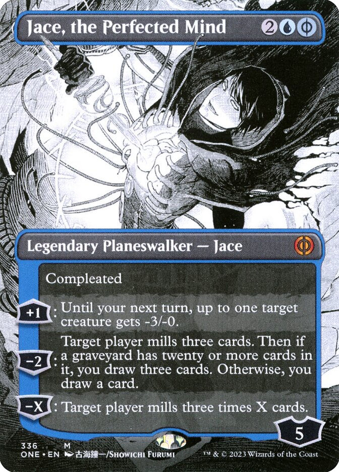 Jace, the Perfected Mind (ONE) (336) / Borderless / Showcase