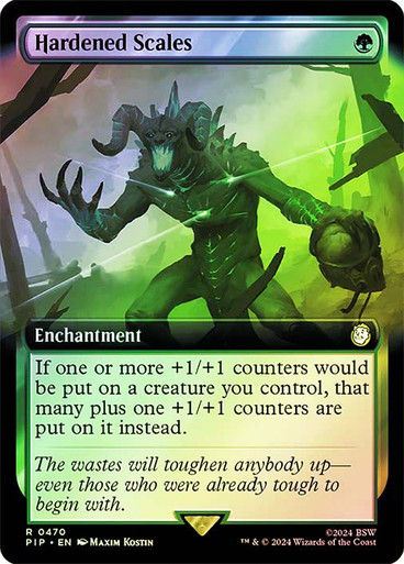 Hardened Scales (pip) (470) / Extended Art Foil