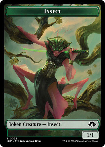 Beast Token T15 // Insect Token T25 (TM3C) / Ripple Foil — cara 2 de 2