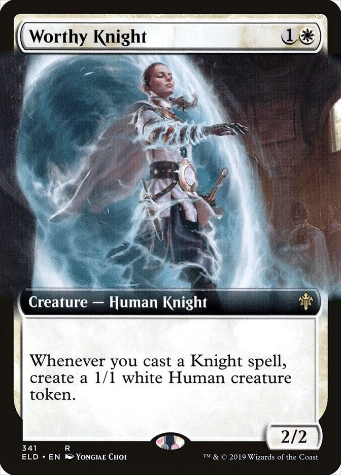 Worthy Knight (ELD) (341) / Extended Art