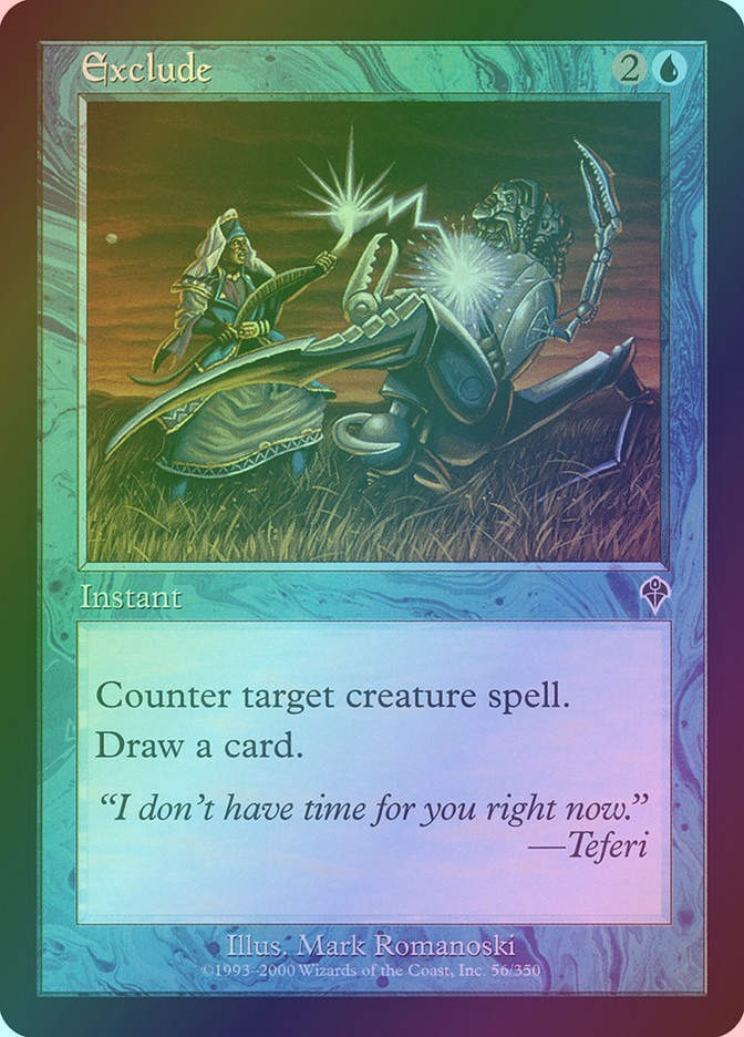 Exclude (INV) (56) / Foil