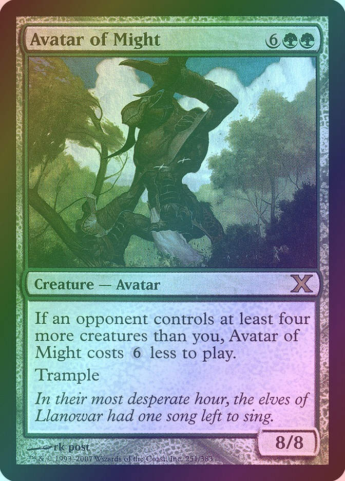 Avatar of Might (10E) (251★) / Foil