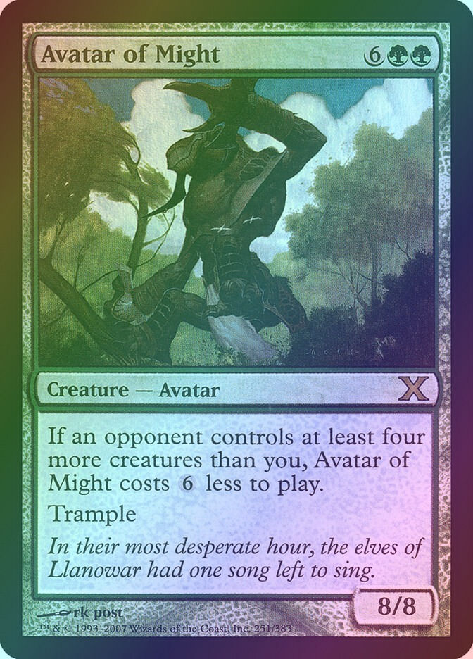 Avatar of Might (10E) (251★) / Foil
