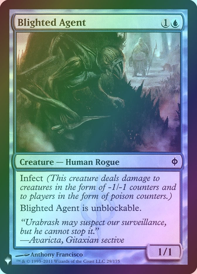 Blighted Agent (PLST) (NPH-29) / Foil