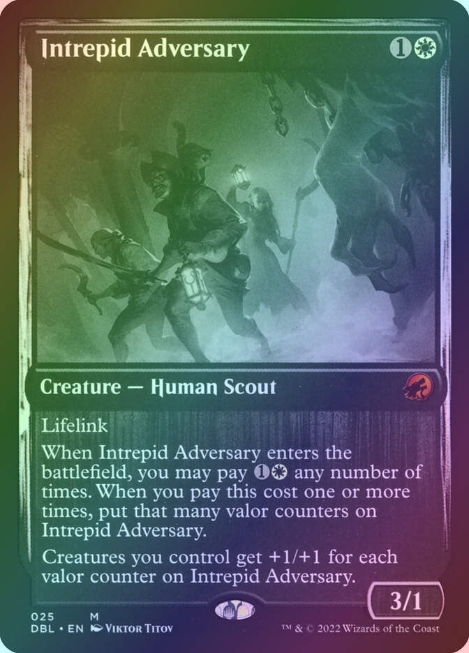 Intrepid Adversary (DBL) (25) / Foil