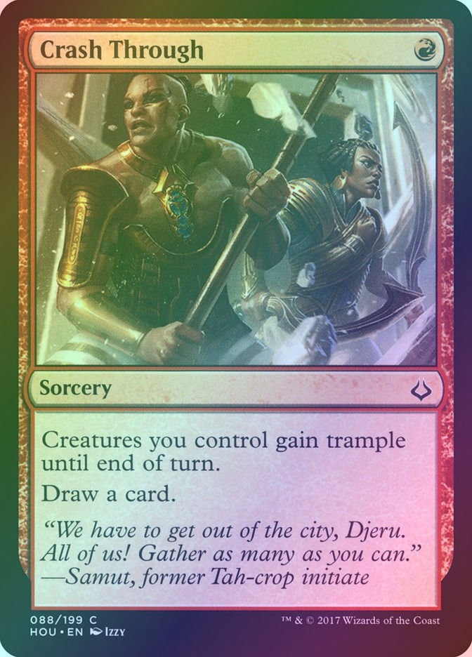 Crash Through (HOU) (88) / Foil
