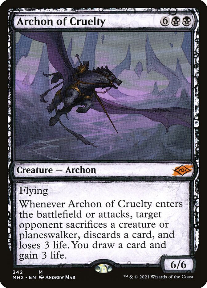 Archon of Cruelty (MH2) (342) / Showcase