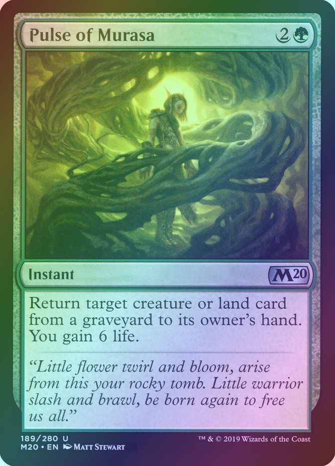 Pulse of Murasa (M20) (189) / Foil