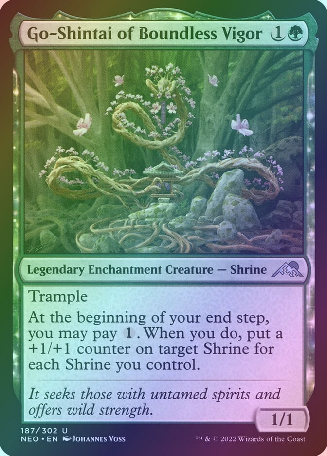 Go-Shintai of Boundless Vigor (NEO) (187) / Foil