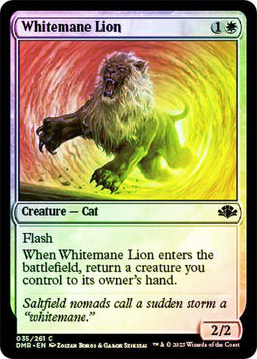 Whitemane Lion (DMR) / Foil