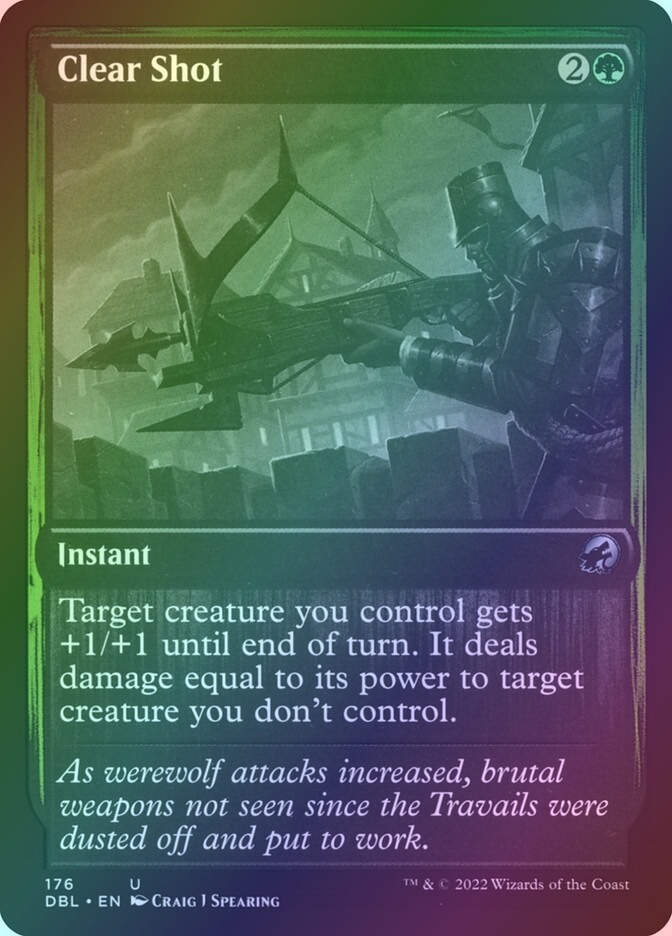 Clear Shot (DBL) (176) / Foil