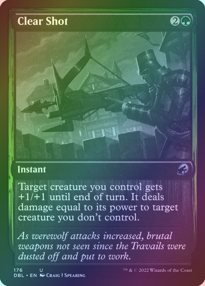 Clear Shot (DBL) (176) / Foil
