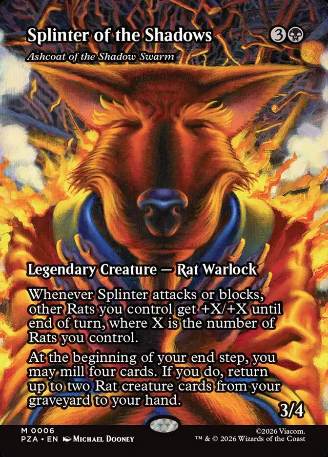 Ashcoat of the Shadow Swarm (PZA) (6) / Borderless