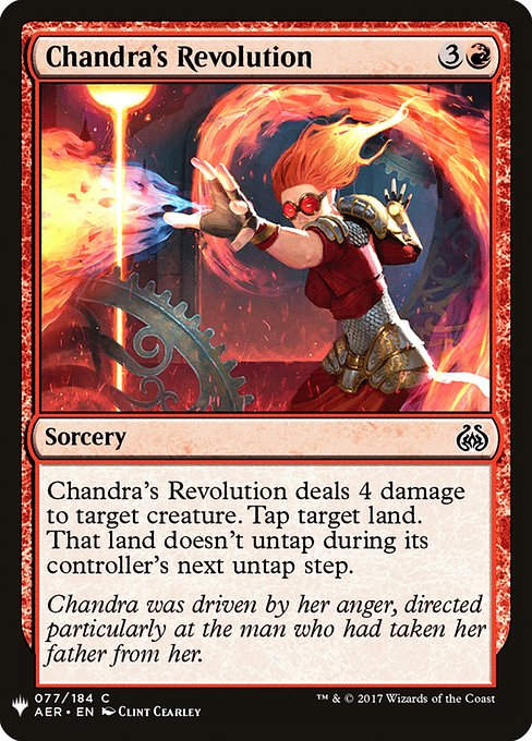 Chandra's Revolution (PLST) (AER-77)