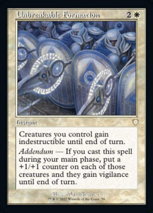 Unbreakable Formation (BRC)