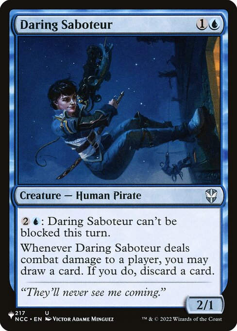 Daring Saboteur (PLST) (NCC-217)