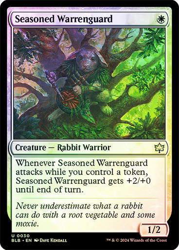 Seasoned Warrenguard (blb) (30) / Foil