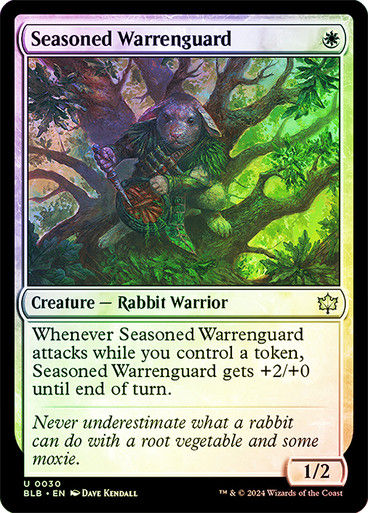 Seasoned Warrenguard (blb) (30) / Foil