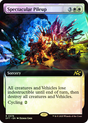 Spectacular Pileup (DFT) (378) / Foil / Extended Art