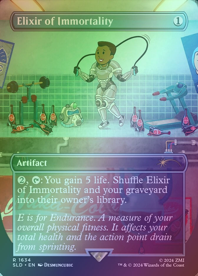 Elixir of Immortality (SLD) (1634★) / Borderless / Rainbow Foil