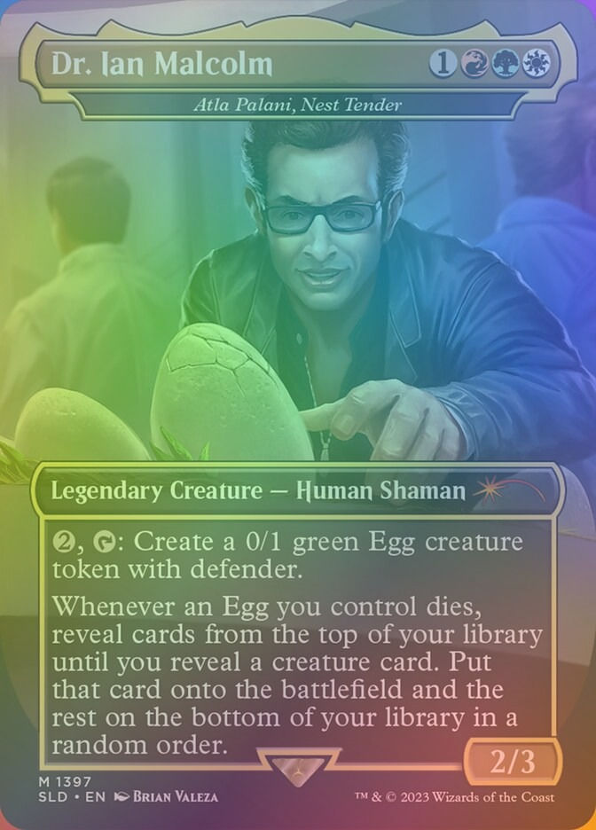 Atla Palani, Nest Tender (SLD) (1397★) / Borderless / Rainbow Foil