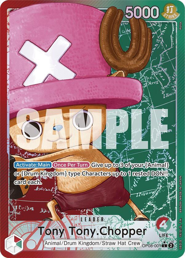 Tony Tony.Chopper (001) (Parallel) (OP08-001) / Foil