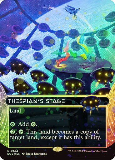 Thespian's Stage (EOS) (134) / Borderless Galaxy Foil