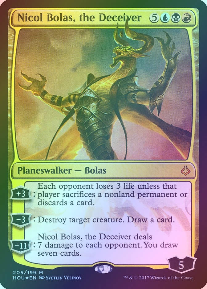 Nicol Bolas, the Deceiver (HOU) (205) / Foil