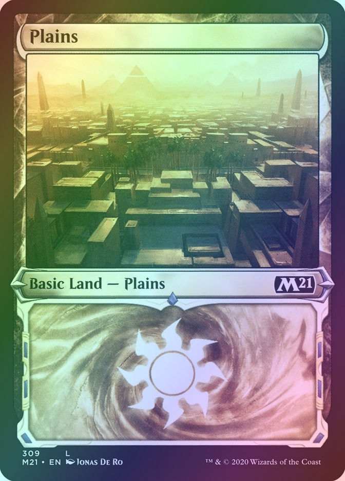 Plains (M21) (309) / Showcase / Foil