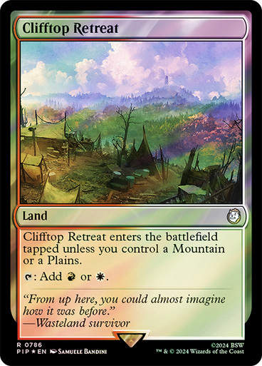 Clifftop Retreat (pip) (786) / Surge Foil