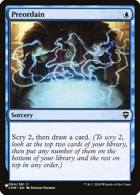 Preordain (PLST) (CMR-84)