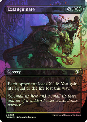 Exsanguinate (cmm) / Borderless / Foil
