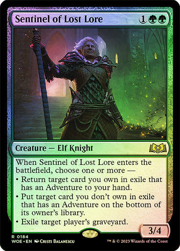 Sentinel of Lost Lore (woe) / Foil