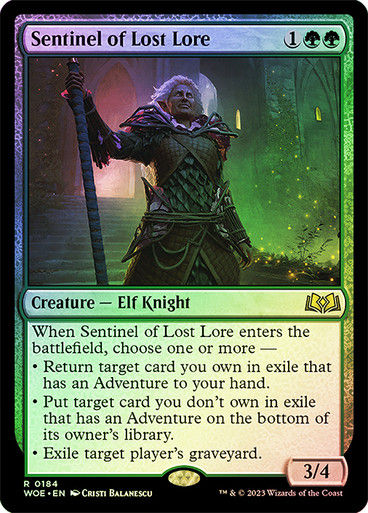 Sentinel of Lost Lore (woe) / Foil