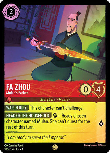 Fa Zhou - Mulan's Father (LOR_URS) / Foil
