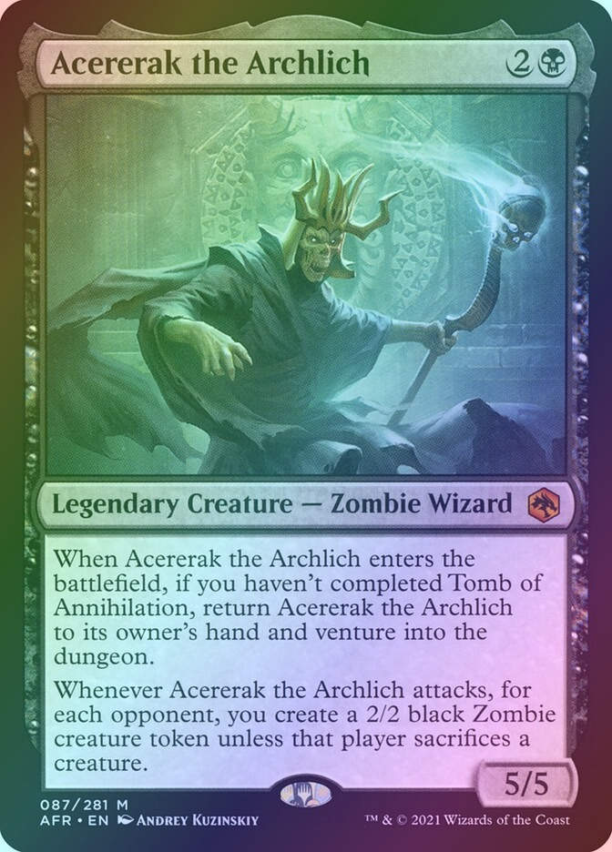 Acererak the Archlich (AFR) (87) / Foil