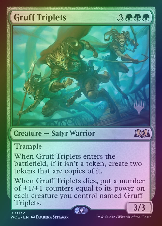 Gruff Triplets (PWOE) (172p) / Foil
