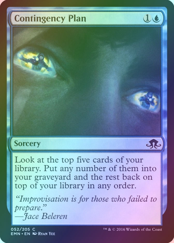 Contingency Plan (EMN) (52) / Foil