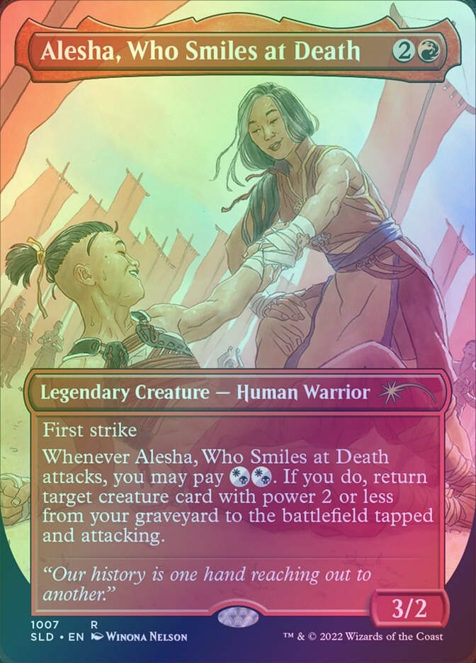 Alesha, Who Smiles at Death (SLD) (1007) / Borderless / Foil