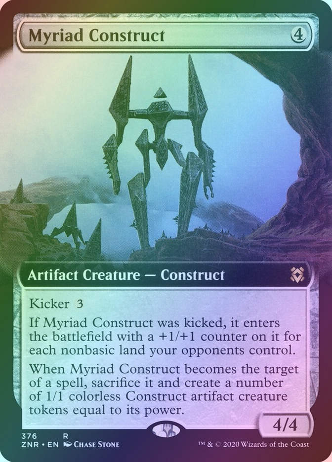 Myriad Construct (ZNR) (376) / Extended Art / Foil