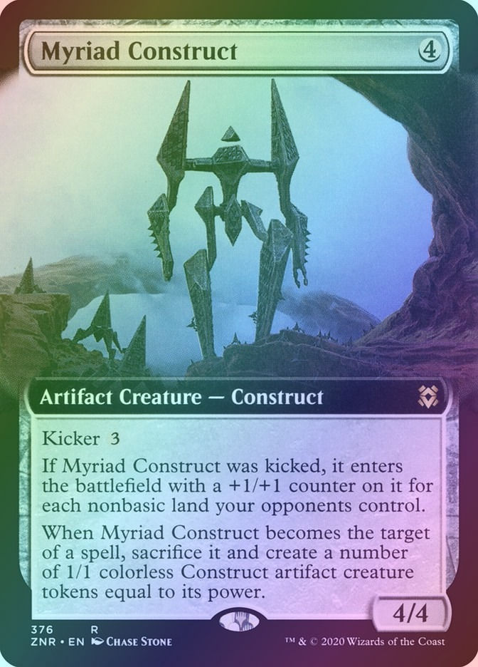 Myriad Construct (ZNR) (376) / Extended Art / Foil